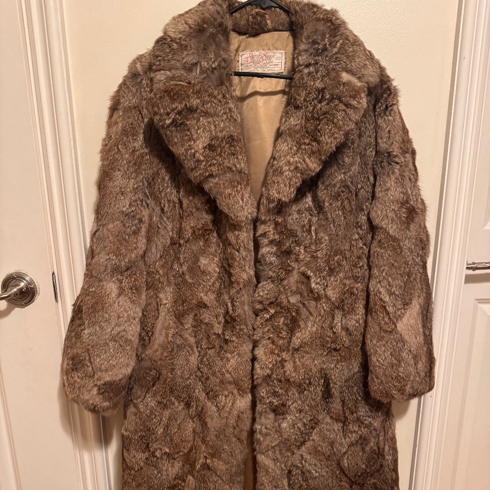 Fur coat rabbit